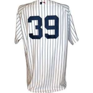 39 2009 Yankees Spring Training Game Used Pinstripe Jersey (50) (MLB 