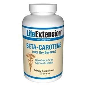  Life Extension, BETA CAROTENE 100 GRAMS POWDER Health 