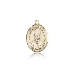  14kt Gold St. Anselm of Canterbury Medal Jewelry