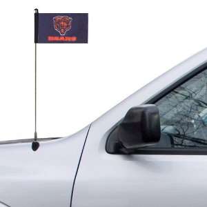 NFL Chicago Bears 4 x 5.5 Car Antenna Flag  Sports 
