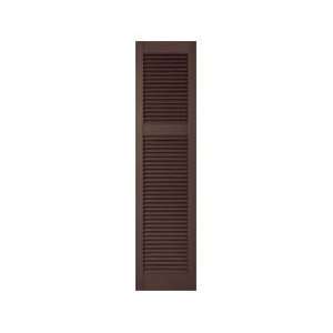  Mid America 12 x 72 Federal Brown L4 Louvered Vinyl 