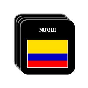 Colombia   NUQUI Set of 4 Mini Mousepad Coasters