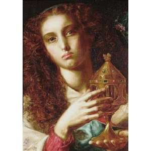   Anthony Frederick Sandys   24 x 34 inches   King Pelles Daughter be