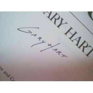 Hart , Senator Gary The Strategies Of Zeus 1987 Book Signed 