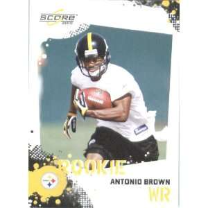  2010 Score #307 Antonio Brown RC   Pittsburgh Steelers (RC 