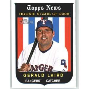  2008 Topps Heritage High Number #571 Gerald Laird UER 