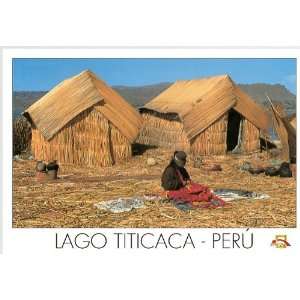   Unused Postcard Titicaca Lake Peru Uros Island: Everything Else