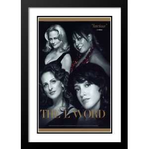  The L Word 20x26 Framed and Double Matted Movie Poster 
