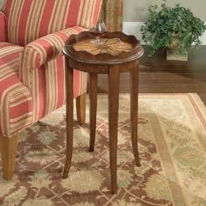  Multiple Veneer Inlay Accent Table