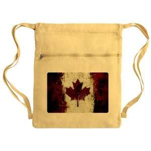   Bag Sack Pack Yellow Canadian Canada Flag Painting HD: Everything Else