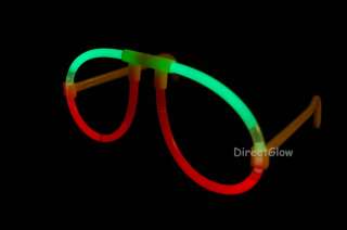  BiColor Red/Green Glow Stick Bracelets + Freebies 738435652616  