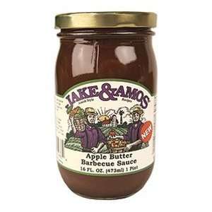 Jake & Amos Apple Butter Barbecue Sauce (Two Jars)  
