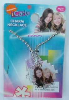 ICARLY CHARM NECKLACE~MIRANDA COSGROVE/JENNETTE MCCURDY 