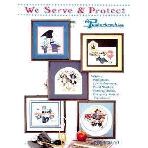    We Serve and Protect   Cross Stitch Pattern Arts, Crafts & Sewing