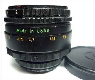 HELIOS 44 2 2/58 Russian ZEISS BIOTAR COPY Lens M42 SLR Pentax EXC 