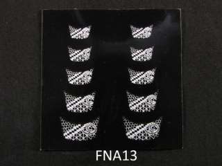 You will receive one sheet of French nail art decal stickers.