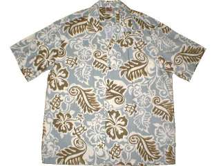 XL Office Design 100% Cotton Hawaii Aloha Shirt OlveGN  