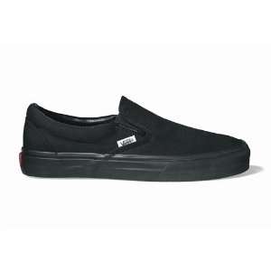  Vans Skateboard Shoes Classic Slip On   Black/ Black 