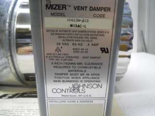 CARRIER BRYANT 306234 310 AUTOMATIC VENT DAMPER 7  