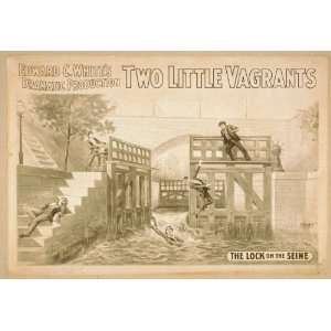   Whites dramatic production, Two little vagrants 1898