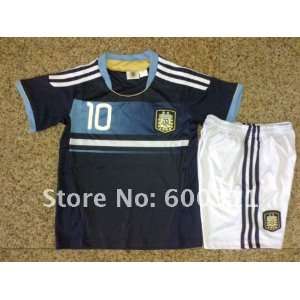  whole kids argentina team 11 12 blue soccer jerseys shirt 