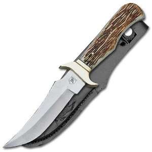  Stag Hunter Hunting Knife with Leather Sheath Sports 