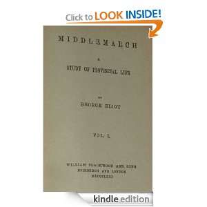 Middlemarch: A Study of Provincial Life (Original Version): George 