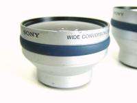 SONY VCL HG2037 2.0x Tele + VCL HG0737 X 0.7x wide lens  