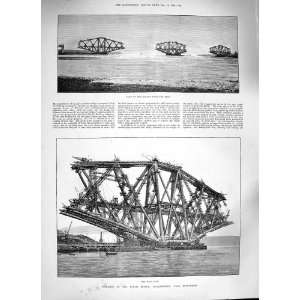  1888 FORTH BRIDGE QUEENSFERRY PAVILION BRIGHTON HAIR