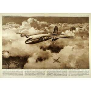  1955 Handley Page Herald Commercial Airplane C E Turner 