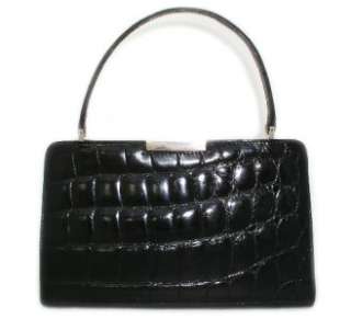 CLASSY Vintage ALLIGATOR Purse Crocodile Handbag FRANCE Reptile 11 