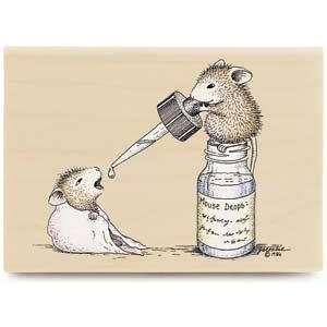  Mouse Drops   Rubber Stamps: Arts, Crafts & Sewing