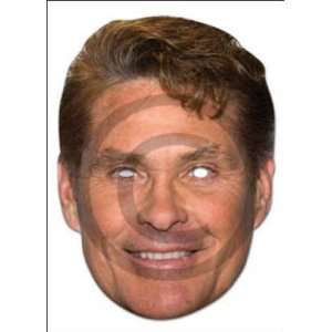  David Hasselhoff Cardboard Celebrity Party Mask   Single 