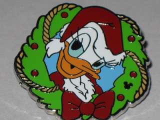 Disney Pin ~ DLR ~ Christmas Daisy Duck Wreath ~ RaRe  