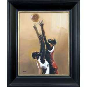 Artmasters Collection CY1094 6955G Basketball Legend II Framed Oil 