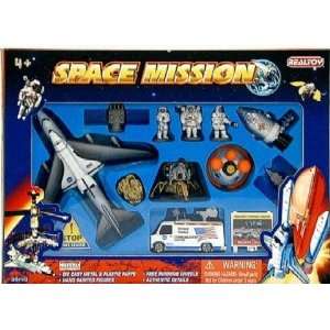  RealToy Space Mission/Lunar Explorer Die Cast Playset 