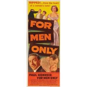 Men Only Poster Movie Insert 14 x 36 Inches   36cm x 92cm Paul Henreid 