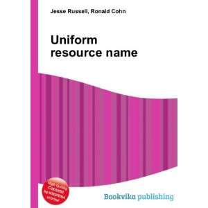  Uniform resource name Ronald Cohn Jesse Russell Books