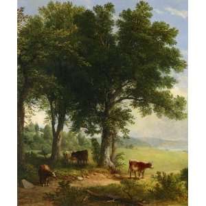  FRAMED oil paintings   Asher Brown Durand   24 x 28 inches 