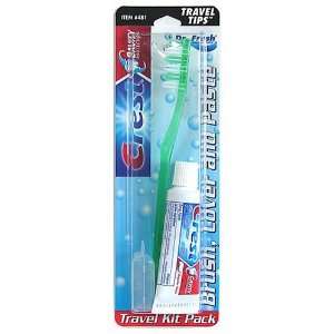  Dr Fresh Travel Tips with Toothbrush and Crest Toothpaste 