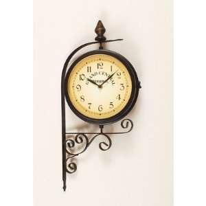  Ashton Sutton H1109 20F Double Sided Bracket Clock and 