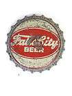 1953 Falls City Beer Red band cork crown