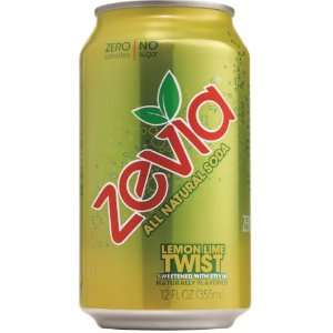 Zevia Natural Twist Diet Soda ( 4x6/12 OZ)  Grocery 