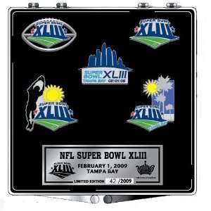  Super Bowl XLIII Five Pin Commemorative Set   Limited 2,009 