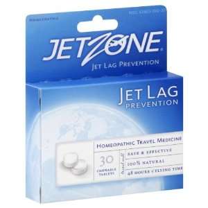  Jet Zone Jet Lag Prevention Homeopathic Tablets 30 Tablets (Pack 