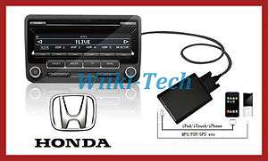 Honda iPod iPhone Aux In Interface Adapter Kit  Accord Civic CRV Jazz 
