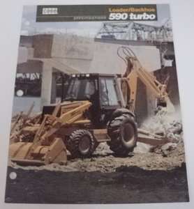 Case 1991 590 Turbo Loader/Backhoe Sales Brochure  