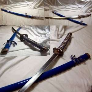  Royal Blue Samurai Sword 