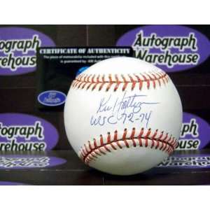 Ken Holtzman Signed Baseball   inscribed WSC 72 74   Autographed 