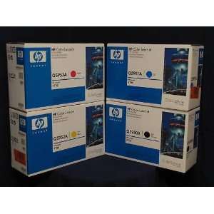   Q5953A, TONER SET BCYM LJ 4700 Sealed In Retail Packaging Electronics